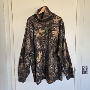 Cabela's Camouflage Turtleneck Pullover Men's 2X